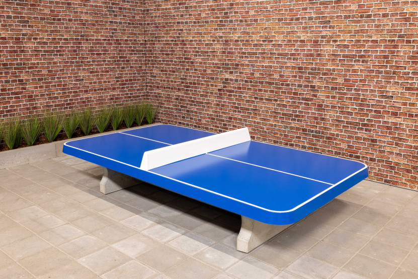 Concrete table tennis tables